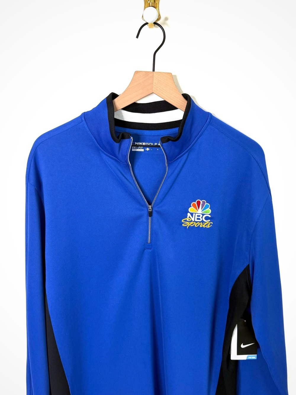 NWT Nike Golf NBC Sports Quarter Zip Pullover | L